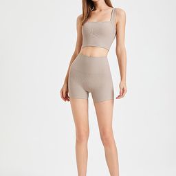 LULU & SKY Women Slim Fit High-Rise Sports Shorts-image-100