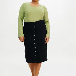 FREAKINS High-Rise Pencil Skirt-17