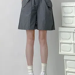 LULU & SKY Women Loose Fit High-Rise Shorts-image-84