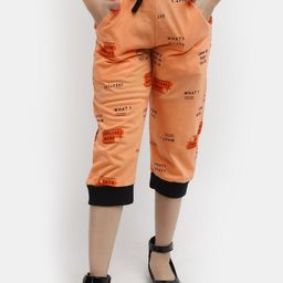 V-Mart Girls Mid Rise Printed Cotton Capri-image-57