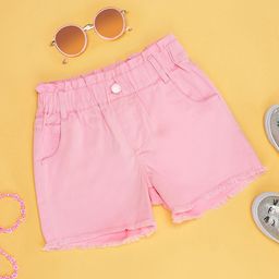 Pantaloons Junior Girls Cotton Denim Shorts-44