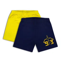 CoolTees4U Kids Pack of 2 Graphic Printed Cotton Shorts-18
