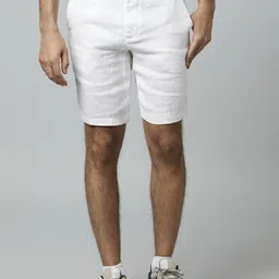 Celio Men Mid-Rise Linen Shorts-picture-36