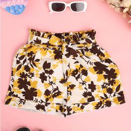 Cutiekins Girls Floral Printed Shorts-image-97