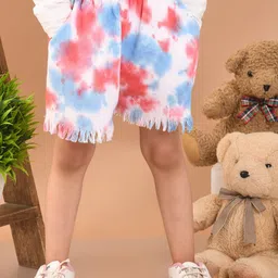 Superminis Girls Tie and Dye Cotton Shorts-image-20