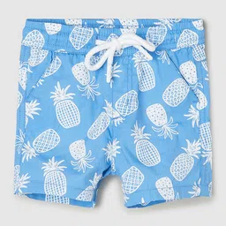 max Boys Conversational Printed Pocket Pure Cotton Shorts-picture-19