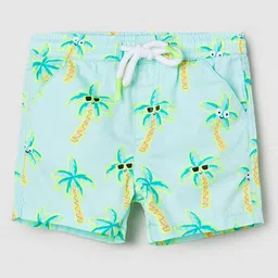 max Boys Conversational Printed Cotton Shorts-36