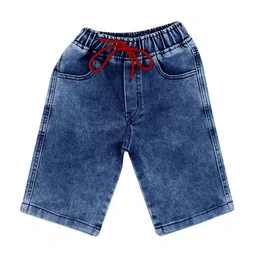 CREMLIN CLOTHING Boys Blue Denim Shorts-image-13