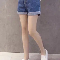 StyleCast Women Relaxed Fit Mid-Rise Denim Shorts-picture-44