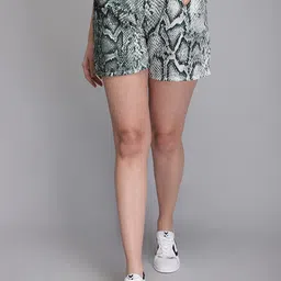 Aditi Wasan Women Animal Printed Shorts-image-70