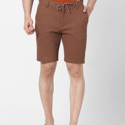Celio Men Brown Regular Shorts-image-22