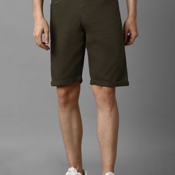 Louis Philippe Jeans Men Slim Fit Shorts-image-26