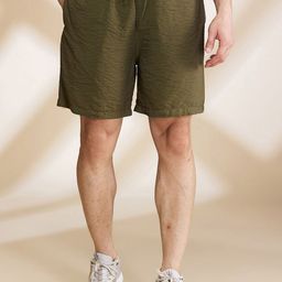 Being Human Men Slim Fit Shorts-picture-9