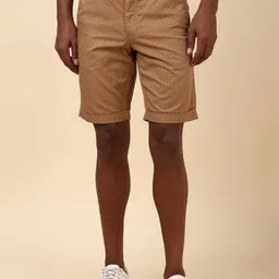 Allen Solly Men Geometric Printed Slim Fit Pure Cotton Shorts-image-34