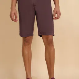 Allen Solly Men Slim Fit Pure Cotton Shorts-picture-39