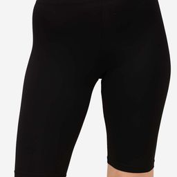 Soie Women Skinny Fit Mid Rise Cycling Sports Shorts-47