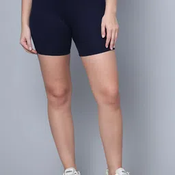 Aimly Women Skinny Fit Stretchable Cotton Cycling Sports Shorts-image-22