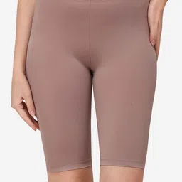 Soie Women Skinny Fit Mid Rise Cycling Sports Shorts-picture-13