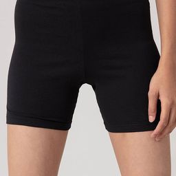 Nykd Women Black Mid Rise Cycling Sports Shorts-46