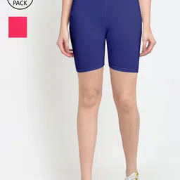 GRACIT Women Blue Cycling Sports Shorts-picture-15