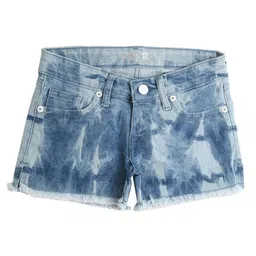 Pepe Jeans Girls Mid-Rise Denim Shorts-image-64