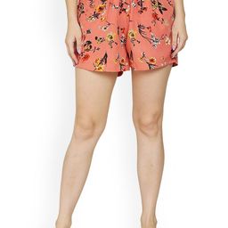 My Swag Women Floral Printed Yoga Shorts-image-68
