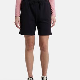 Jockey Women Black Cotton Lounge Shorts-image-124