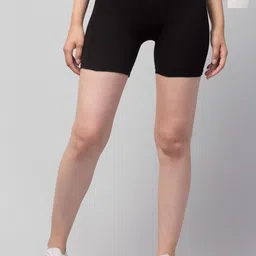 Apraa & Parma Girls Pack Of 2 Skinny Fit Mid-Rise Cotton Sports Shorts-57