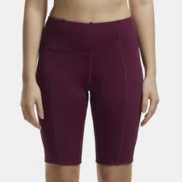 Jockey Stretch Slim Fit Shorts with Side Pockets & Stay Fresh Treatment-image-8