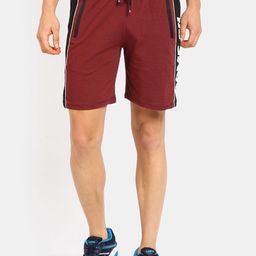 V-Mart Men Cotton Typography Printed Outdoor Sports Shorts-image-28