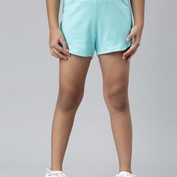Go Colors Girls Relaxed Fit Cotton Mid Rise Shorts-image-18