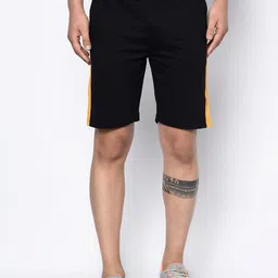 GLITO Men Mid Rise Regular Fit Cotton Sports Shorts-image-79