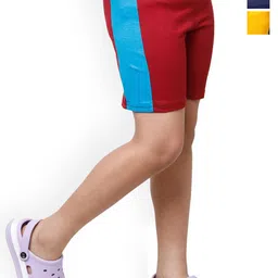 BAESD Girls Pack Of 3 Pure Cotton Shorts-picture-38