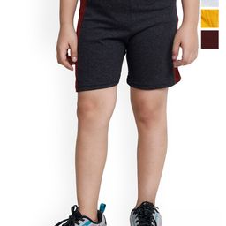 BAESD Boys Pack Of 4 High-Rise Pure Cotton Shorts-image-69