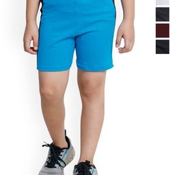 BAESD Boys Pack Of 5 High-Rise Pure Cotton Shorts-46