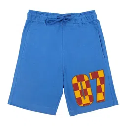 Harry Potter by Wear Your Mind Boys Blue & Yellow Harry Potter Printed Shorts-image-78