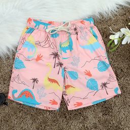 The Lion and The Fish Boys Printed Relaxed Fit Shorts-image-99