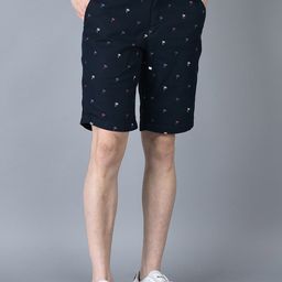 CANOE Men Printed Regular Fit Pure Cotton Shorts-image-41