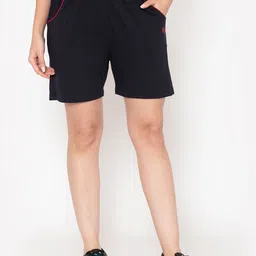 BODYACTIVE Women Navy Blue Sports Shorts-image-37