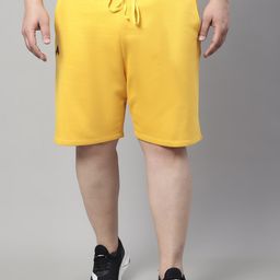 Rute Men Plus Size Mid Rise Cotton Regular Shorts-image-99