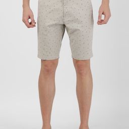 t-base Men Micro Ditsy Printed Cotton Shorts-image-84