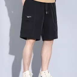 StyleCast Men Typography Printed Regular Fit Mid-Rise Shorts-picture-5