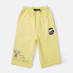 Gini and Jony Boys Yellow Printed Regular Shorts image 4