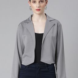 SHOWOFF Cotton Open Front Shrug image 1