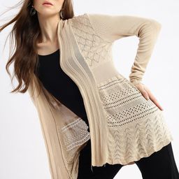 SHOWOFF Women Longline Shrug-37
