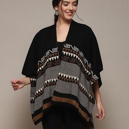Biba Self Design Cotton Shrug-57