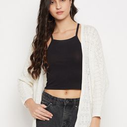 STYLE BLUSH Self Design Open Front Shrug-38