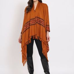Zamour Self Design Kullu Cape Shrug-49