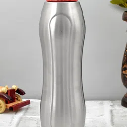Kuber Industries Silver-Toned Solid Stainless Steel Water Bottle-image-80