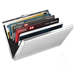 NFI Essentials Metal Wallet 6 Slots Rfid Blocking Credit Card Holder for Men Travel-picture-46